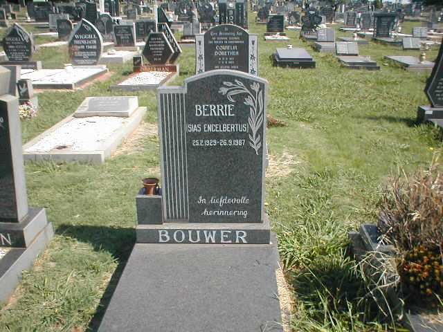 BOUWER Sias Engelbertus 1929-1987