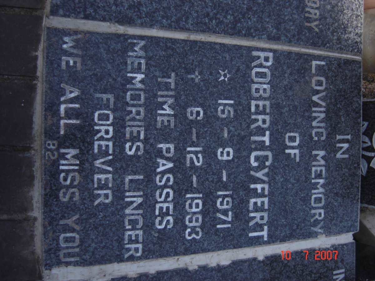 CYFERT Robert 1971-1993