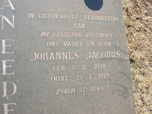 EEDEN Johannes Jacobus, van 1938-1979