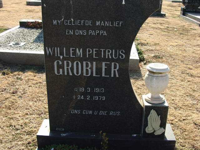 GROBLER Willem Petrus 1913-1979
