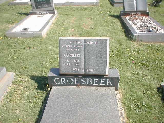 GROESBEEK Cornelis 1944-1989