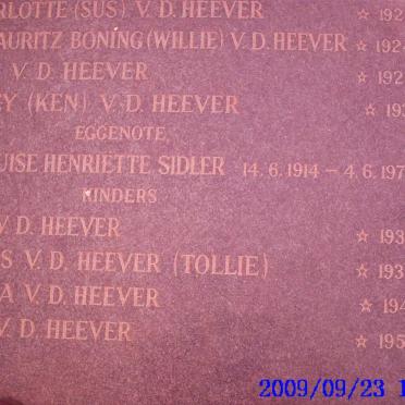 HEEVER, van den :: SIDLER_4
