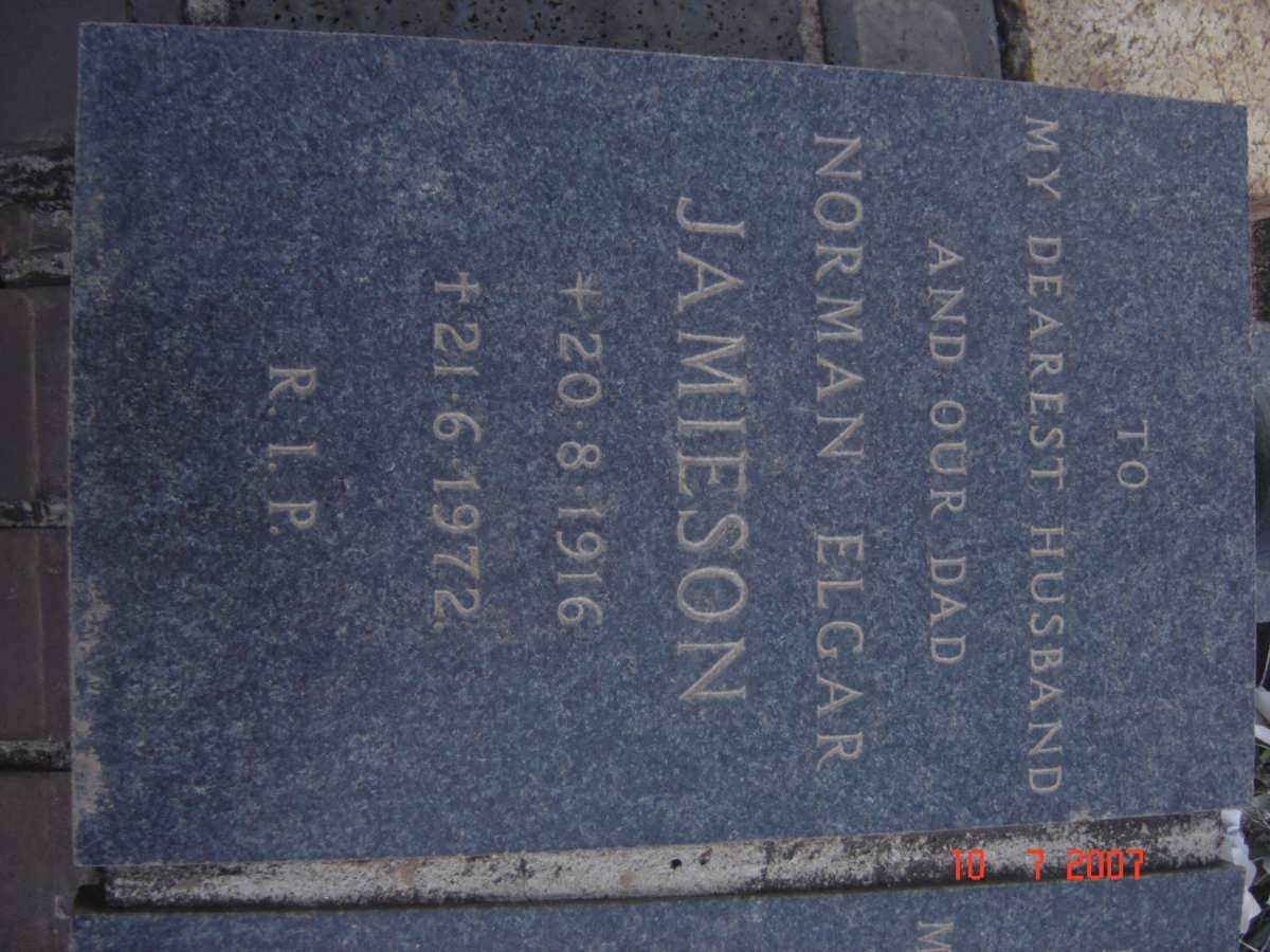 JAMIESON Norman Elgar 1916-1972