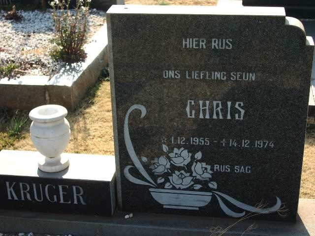 KRUGER Chris 1955-1974