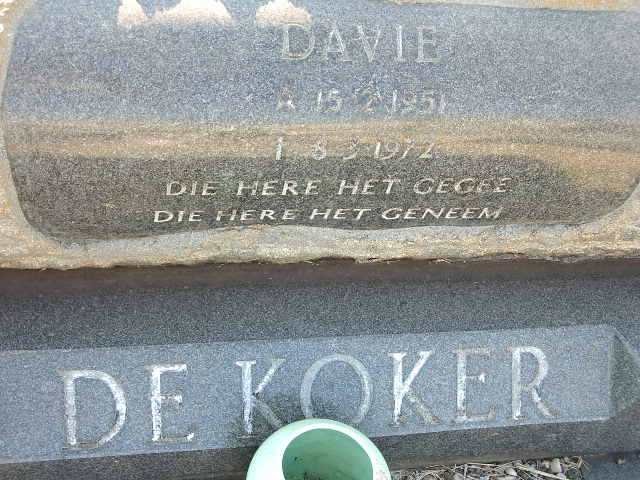 KOKER Davie, de 1951-1972