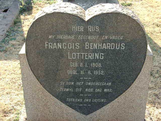 LOTTERING Francois Benhardus 1908-1952