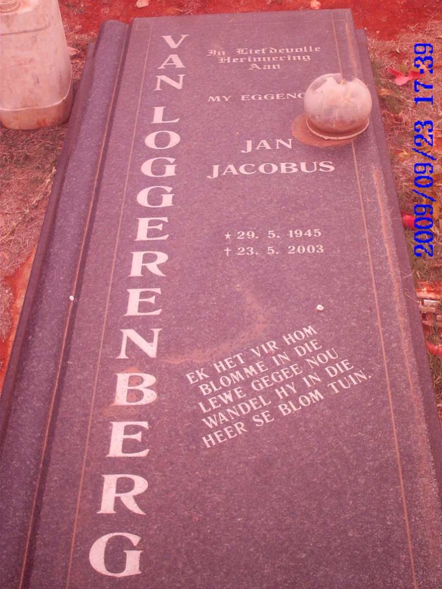 LOGGERENBERG Jan Jacobus, van 1945-2003