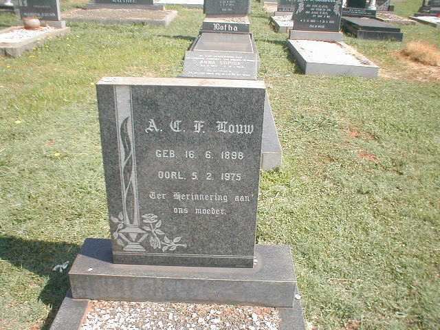 LOUW A.?.F. 1898-1975