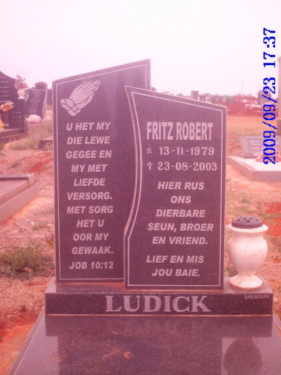 LUDICK Fritz Robert 1979-2003