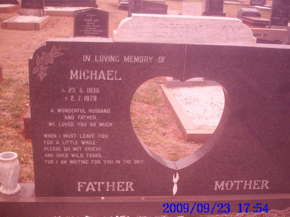 MACKINLAY  Michael 1935-1979