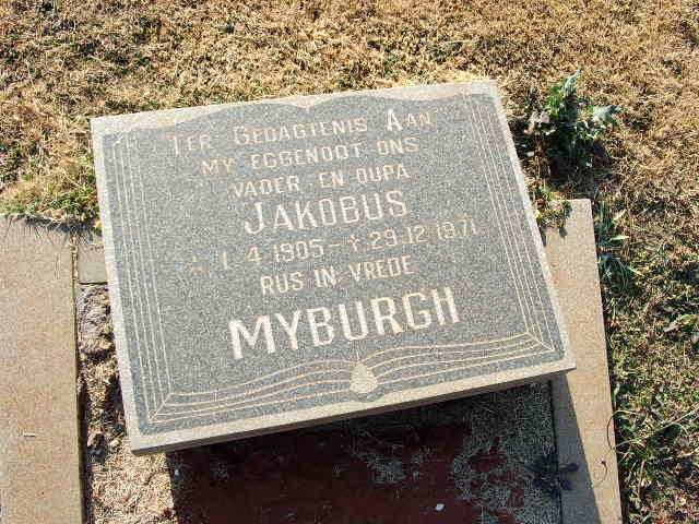 MYBURGH Jakobus 1905-1971