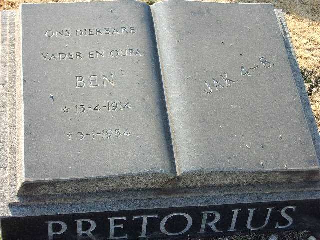 PRETORIUS Ben 1914-1984