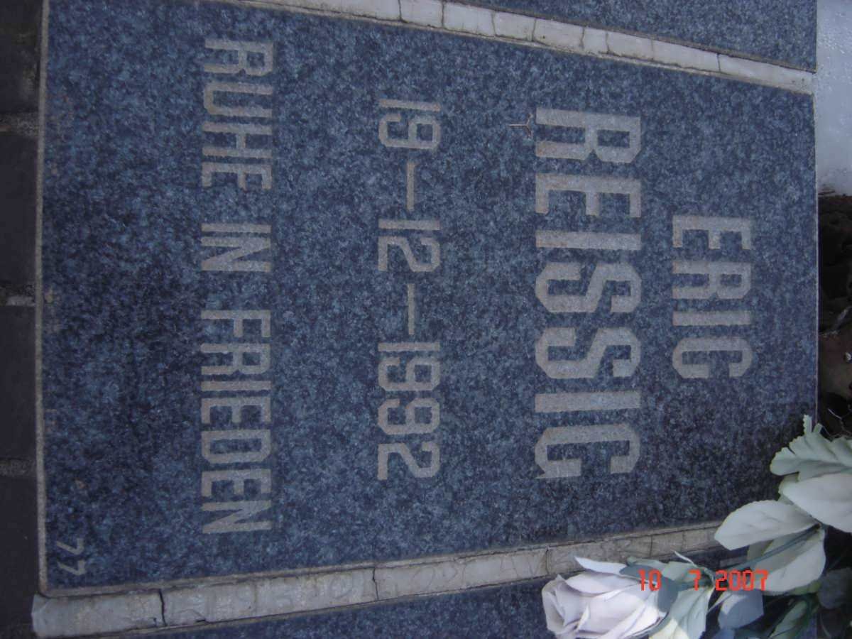 REISSIG Eric  -1992