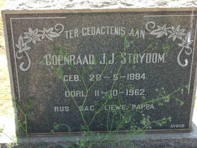 STRYDOM Coenraad J.J. 1884-1962