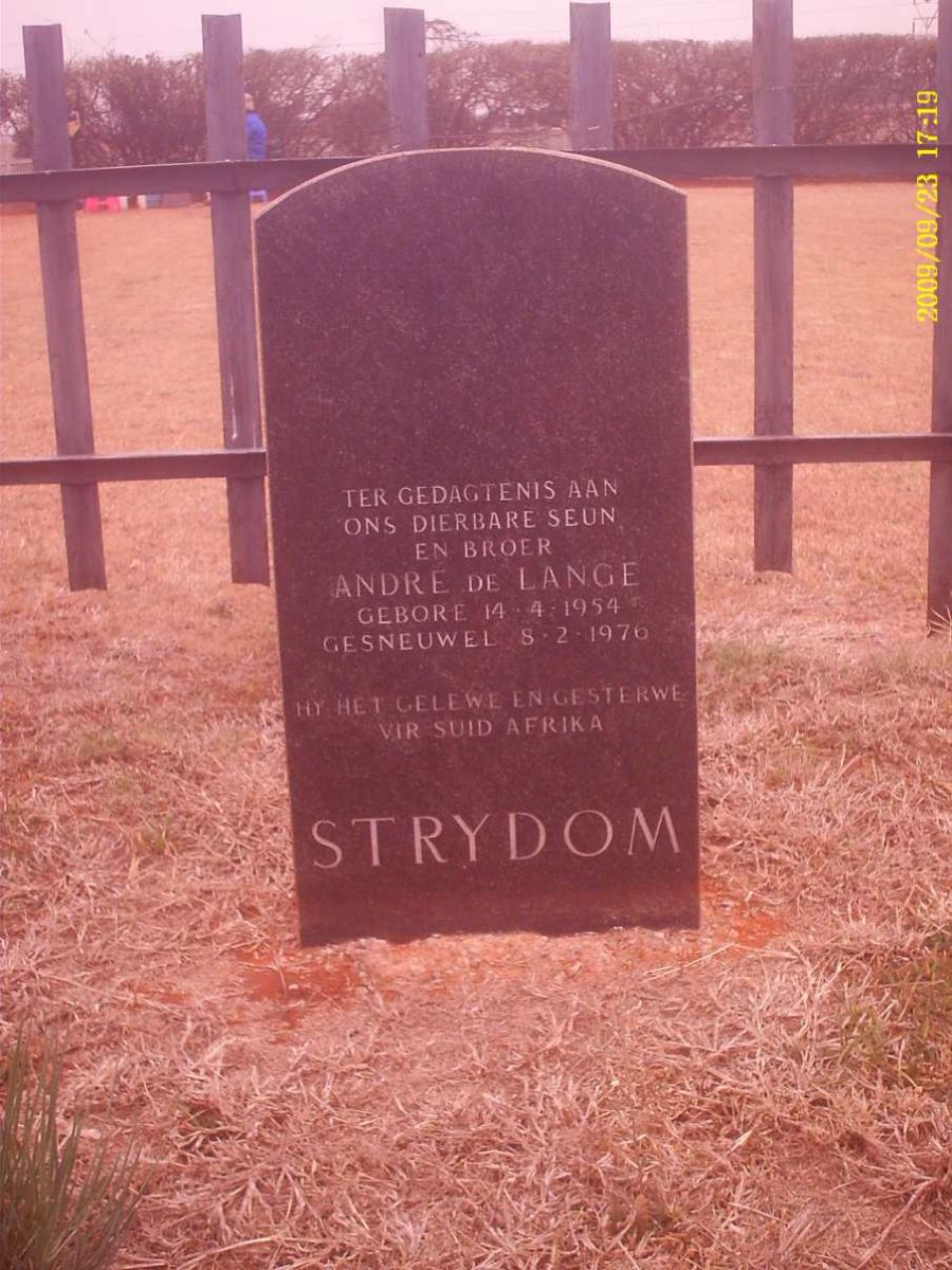 STRYDOM Andre de Lange 1954-1976