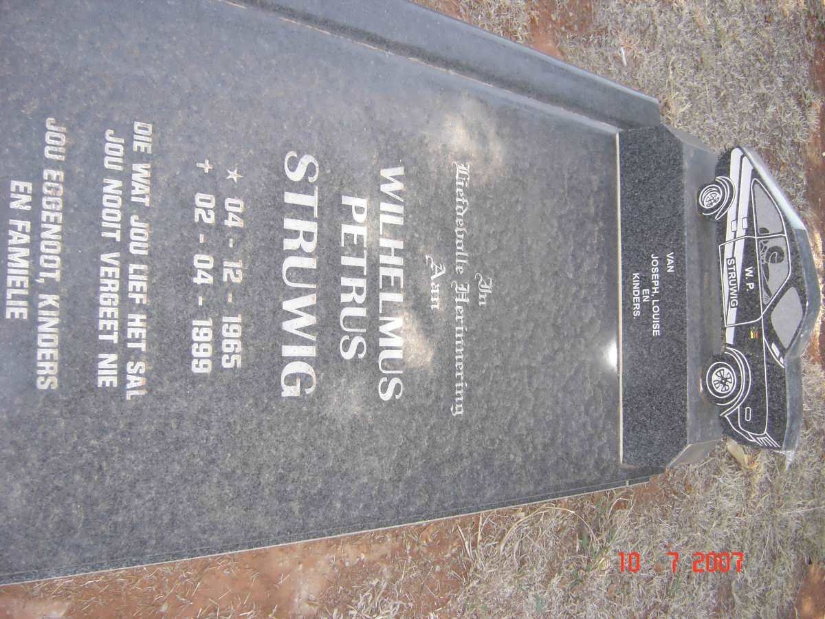 STRUWIG  Wilhelmus Petrus 1965-1999