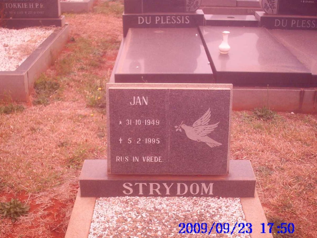 STRYDOM Jan 1949-1995