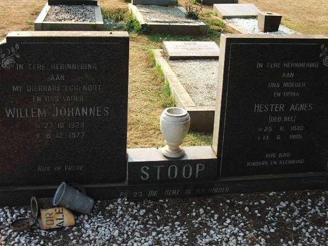 STOOP Willem Johannes 1929-1977 &amp; Hester Agnes 1930-1985