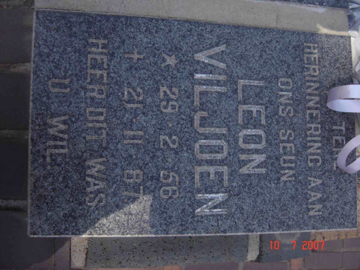 VILJOEN Leon 1956-1987