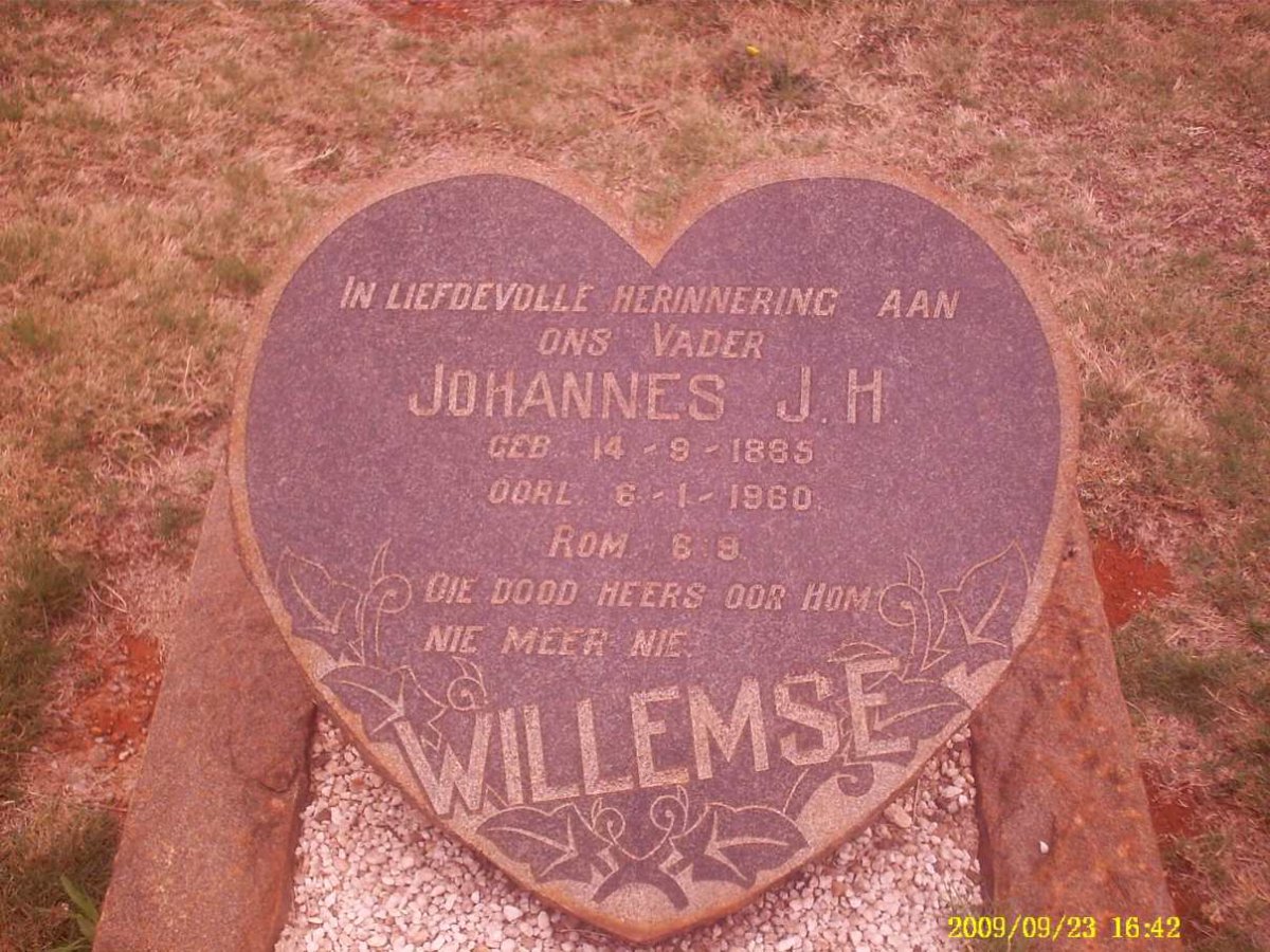 WILLEMSE Johannes J.H. -1885-1960