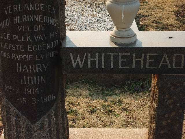 WHITEHEAD Harry John 1914-1966