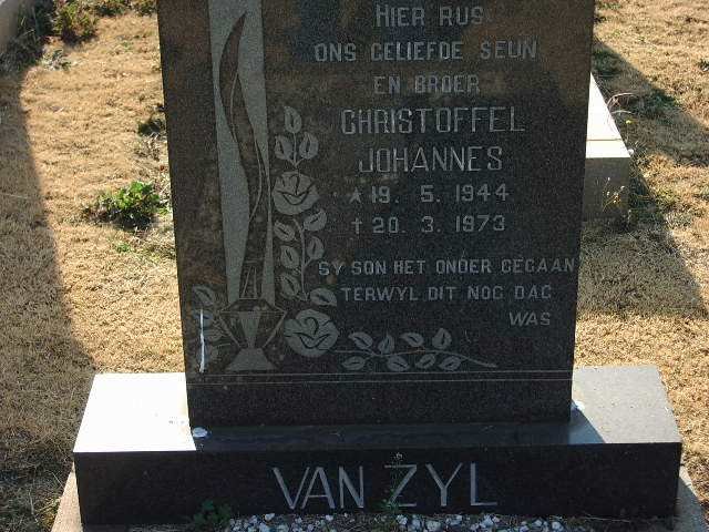 ZYL Christoffel Johannes, van 1944-1973