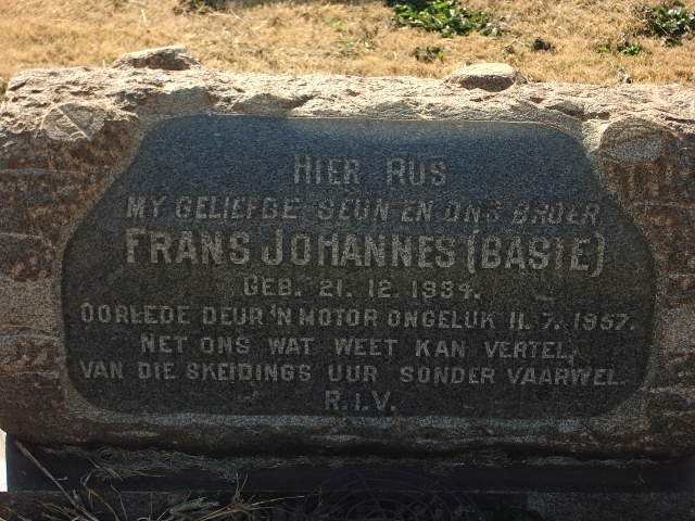 ? Frans Johannes 1934-1957
