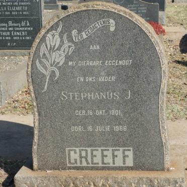 GREEFF Stephanus J. 1901-1966