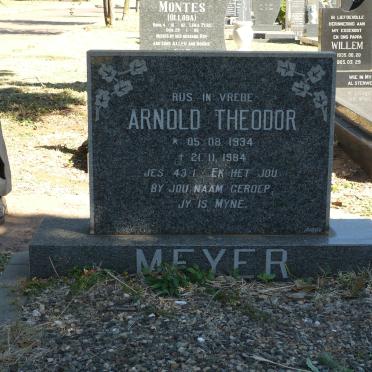 MEYER Arnold Theodor 1934-1984