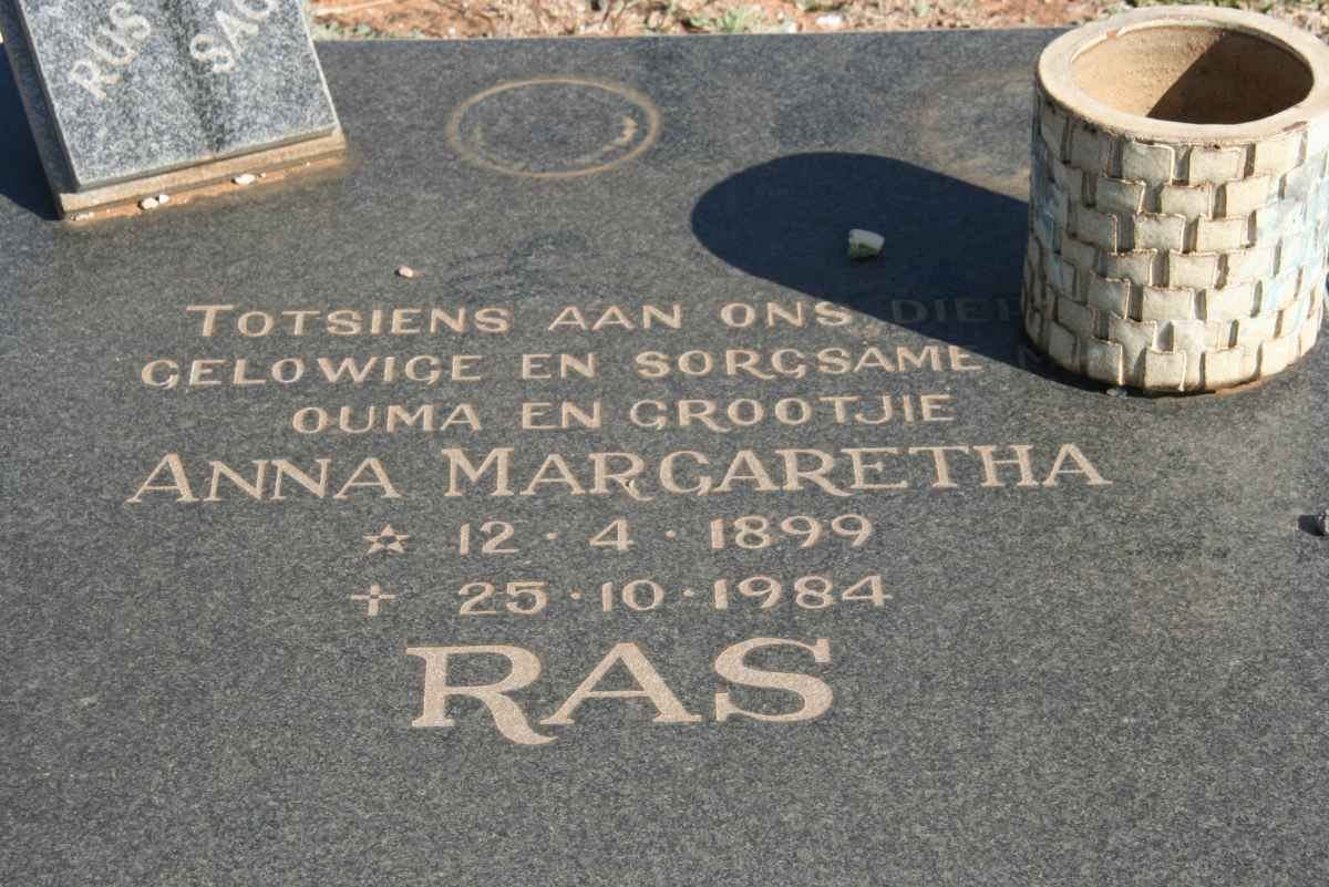 RAS Anna Margaretha 1899-1984