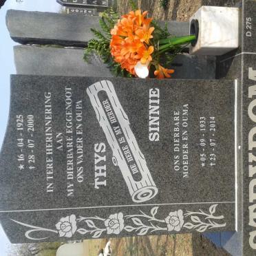 STRYDOM Thys 1925-2000 &amp; Sinnie 1933-2014