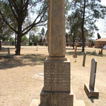 British War Memorial dedicated to the British Soldiers who died during the First Boer War 1880-1881