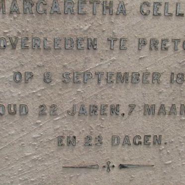CELLIERS Magdalena Roeloffina Margaretha -1889
