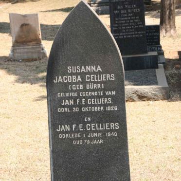 CELLIERS Jan F. E. 1865-1940 &amp; Susanna Jacoba DÜRR 1868-1926