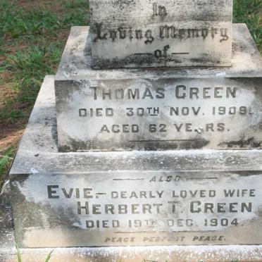 GREEN Thomas -1909 :: GREEN Evie -1904