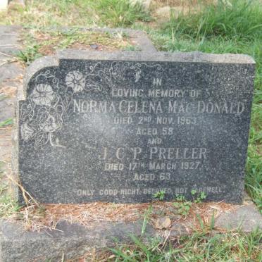 MacDONALD Norma Celena -1963 :: PRELLER J.C.P. -1927