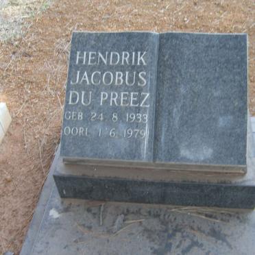 PREEZ Hendrik Jacobus, du 1933-1979