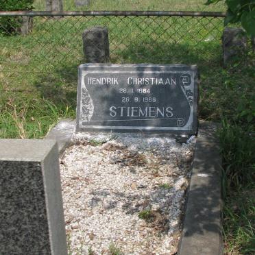 STIEMENS Hendrik Christiaan 1884-1968
