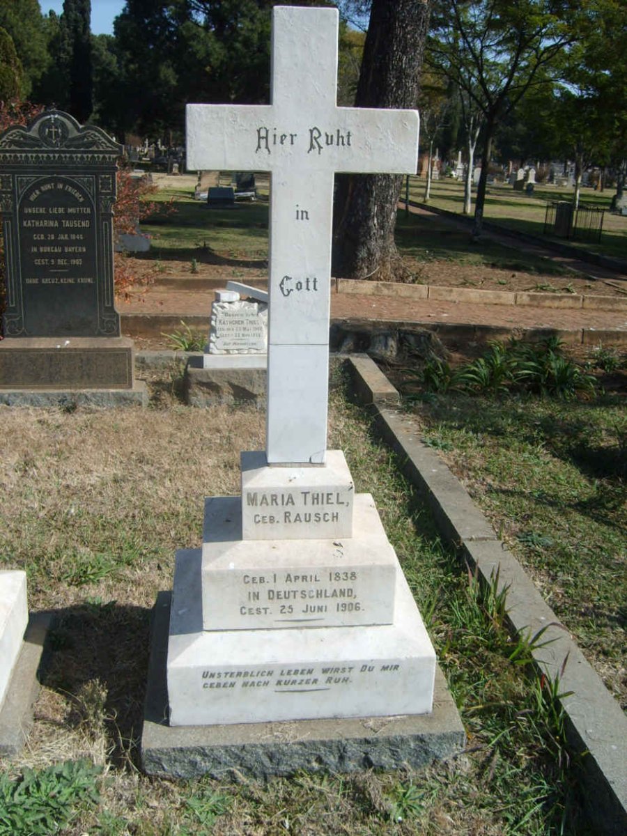 THIEL Maria nee RAUCH 1838-1906