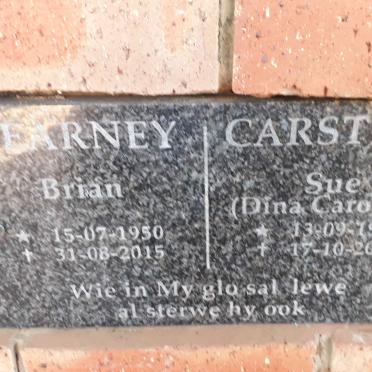 KEARNEY Brian 1950-2015 :: CARSTENS Dina Carolina 1927-2016