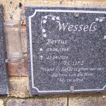 WESSELS Bertus 1968-2014