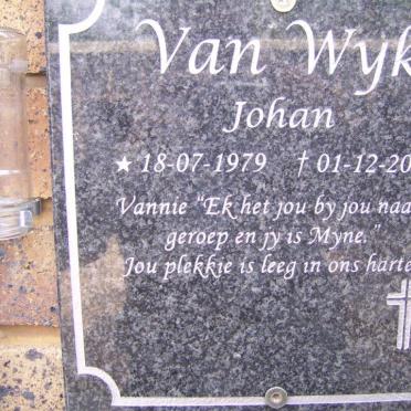WYK Johan, van 1979-2013