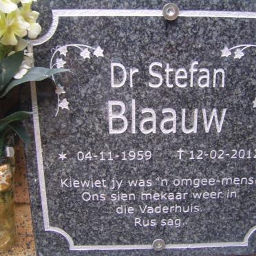 BLAAUW Stefan 1959-2012