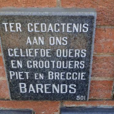 BARENDS Piet &amp; Breggie