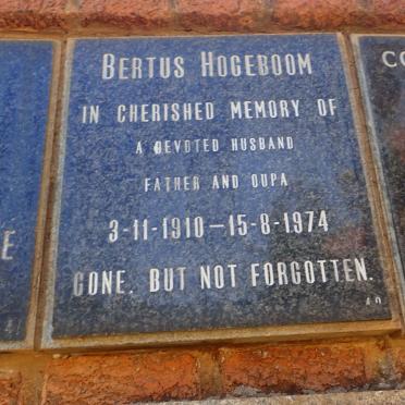 HOGEBOOM Bertus 1910-1974