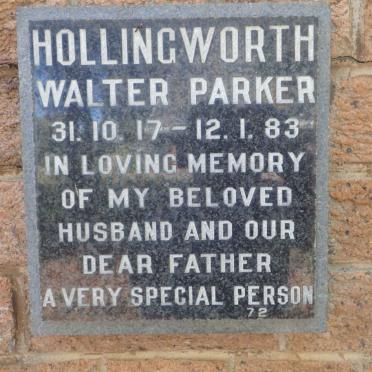 HOLLINGWORTH Walter Parker 1917-1983