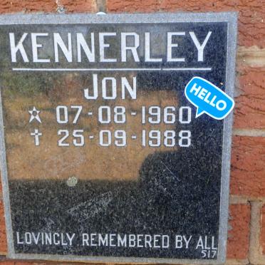 KENNERLEY Jon 1960-1988