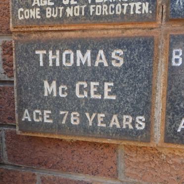 MCGEE Thomas