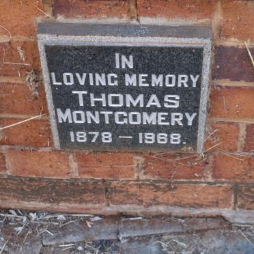 MONTGOMERY Thomas 1878-1968