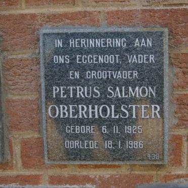 OBERHOLSTER  Petrus Salmon 1925-1986